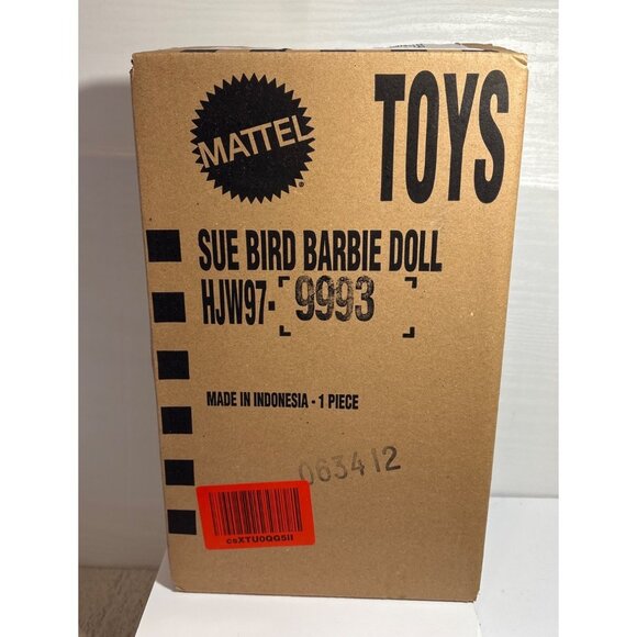 Barbie Signature Sue Bird Basketball Doll In Red & Blue Jersey Orig Shipping Box - Picture 9 of 9